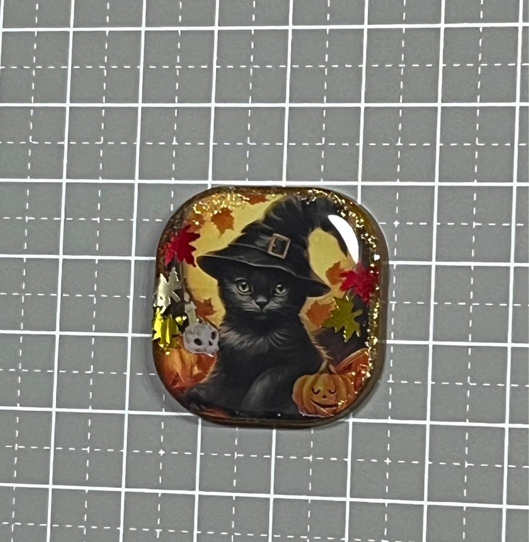感謝価格(ㅅ´꒳` )ハロウィン黒猫ちゃん レジンヘアゴム