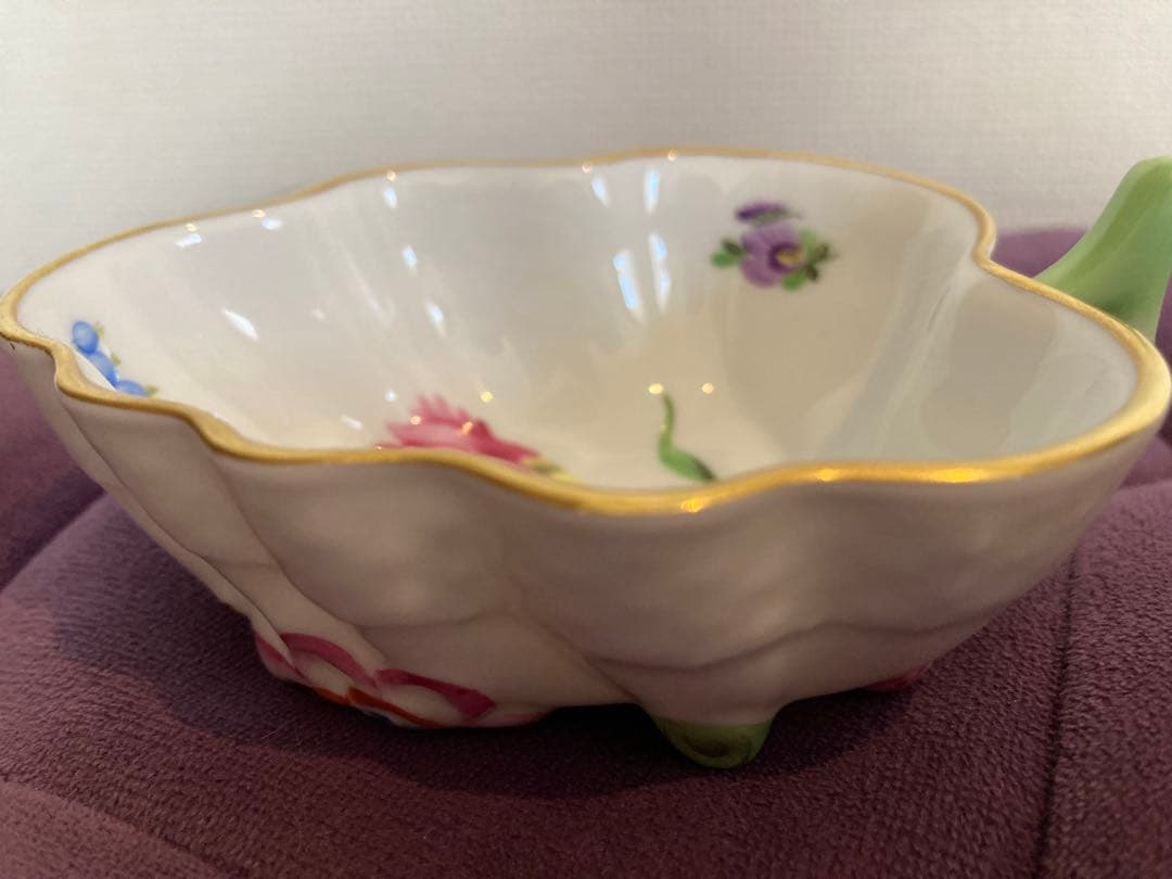 HEREND ヘレンド キティピンク（バコニーの春） オープンシュガー葉型