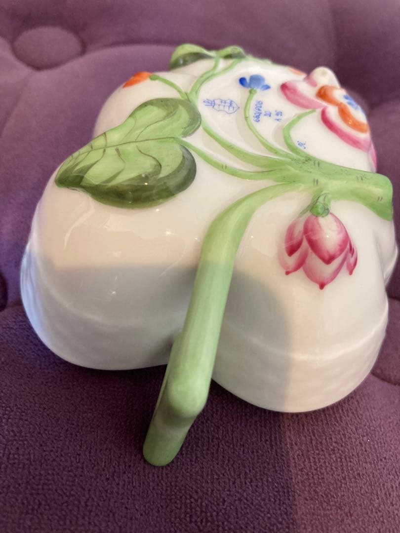 HEREND ヘレンド キティピンク（バコニーの春） オープンシュガー葉型