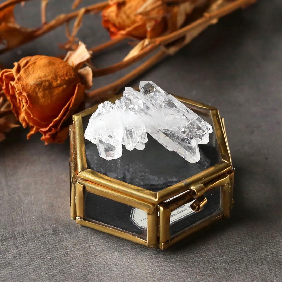 ファーデンクォーツ ミニチュアクラスター 鉱物標本 パワーストーン 水晶 天然石