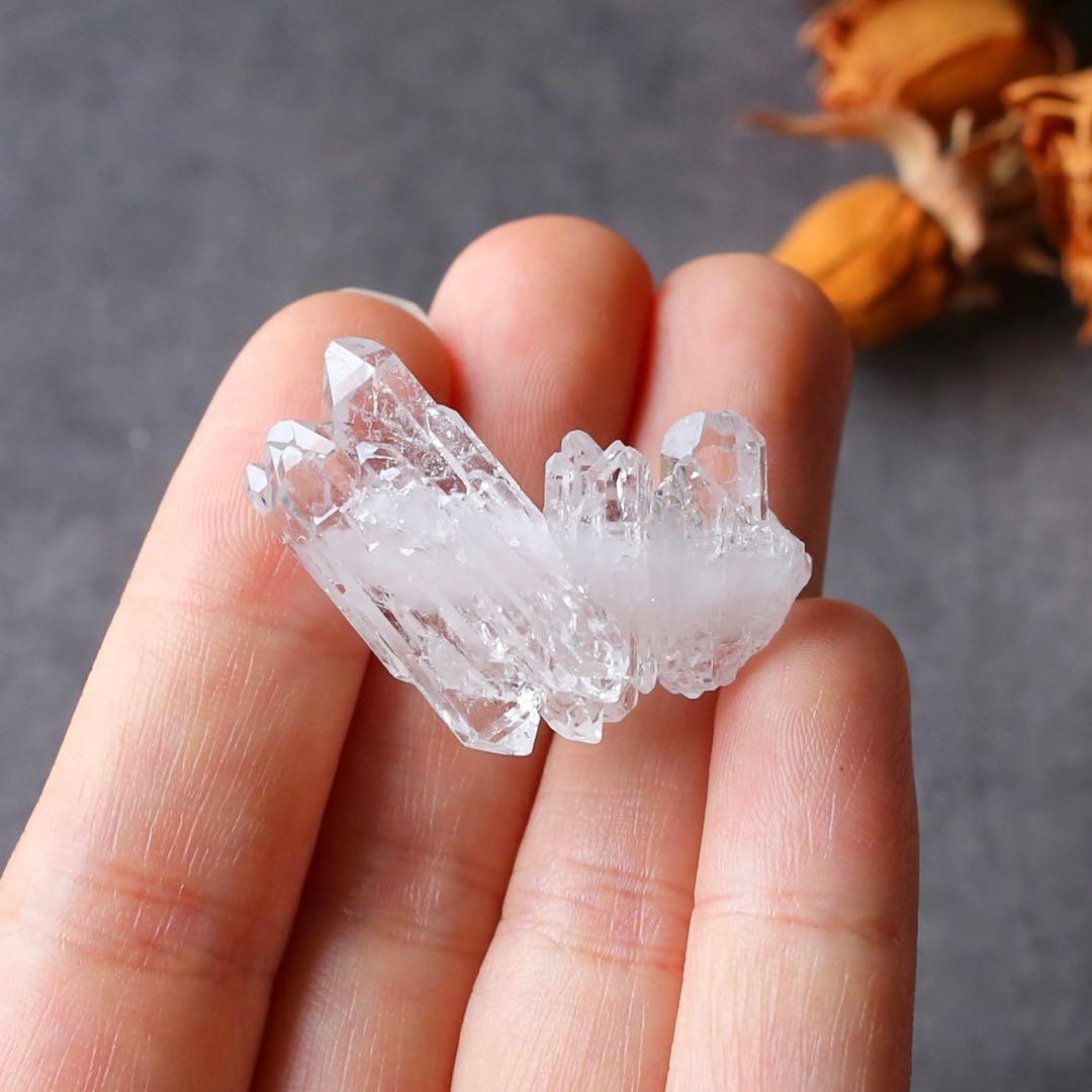 ファーデンクォーツ ミニチュアクラスター 鉱物標本 パワーストーン 水晶 天然石