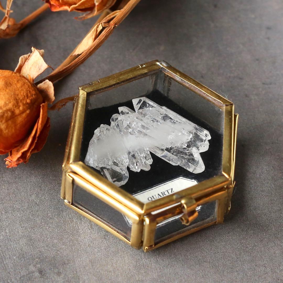 ファーデンクォーツ ミニチュアクラスター 鉱物標本 パワーストーン 水晶 天然石