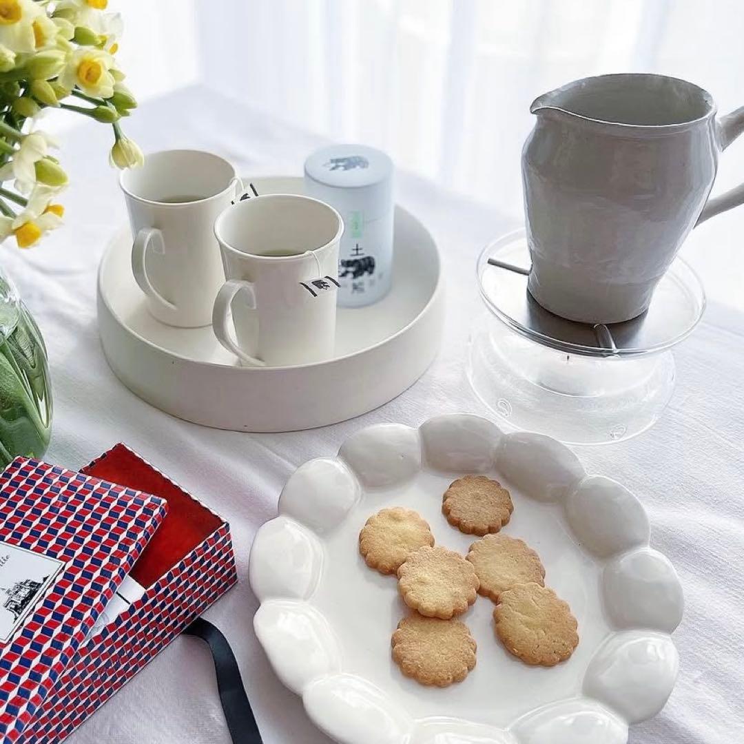 motoさま　齊藤十郎　白磁大鉢９寸