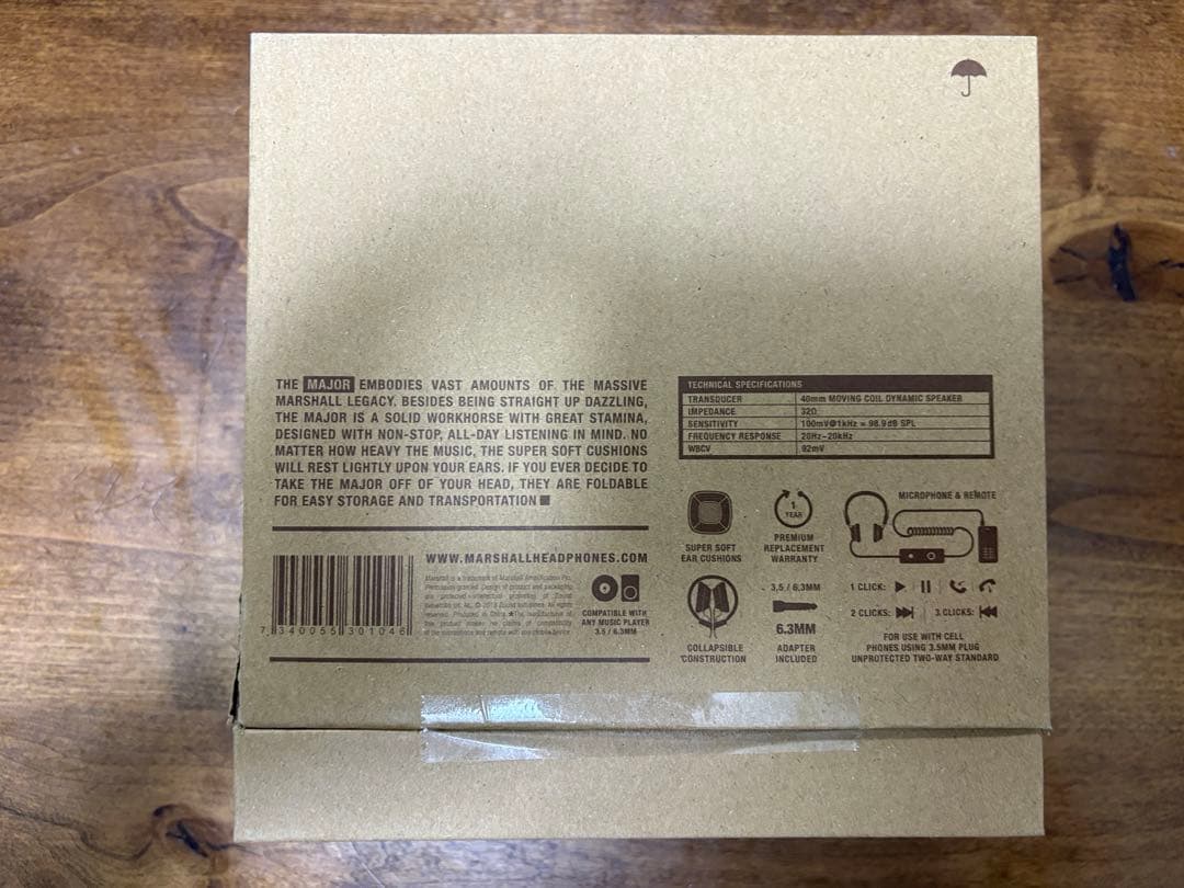 MARSHALL HEADPHONES マーシャル ヘッドフォン 新品