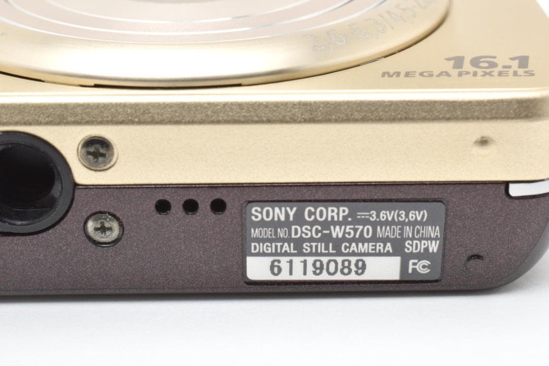 SONY Cyber-shot DSC-W570ソニー デジカメ動作品#1860