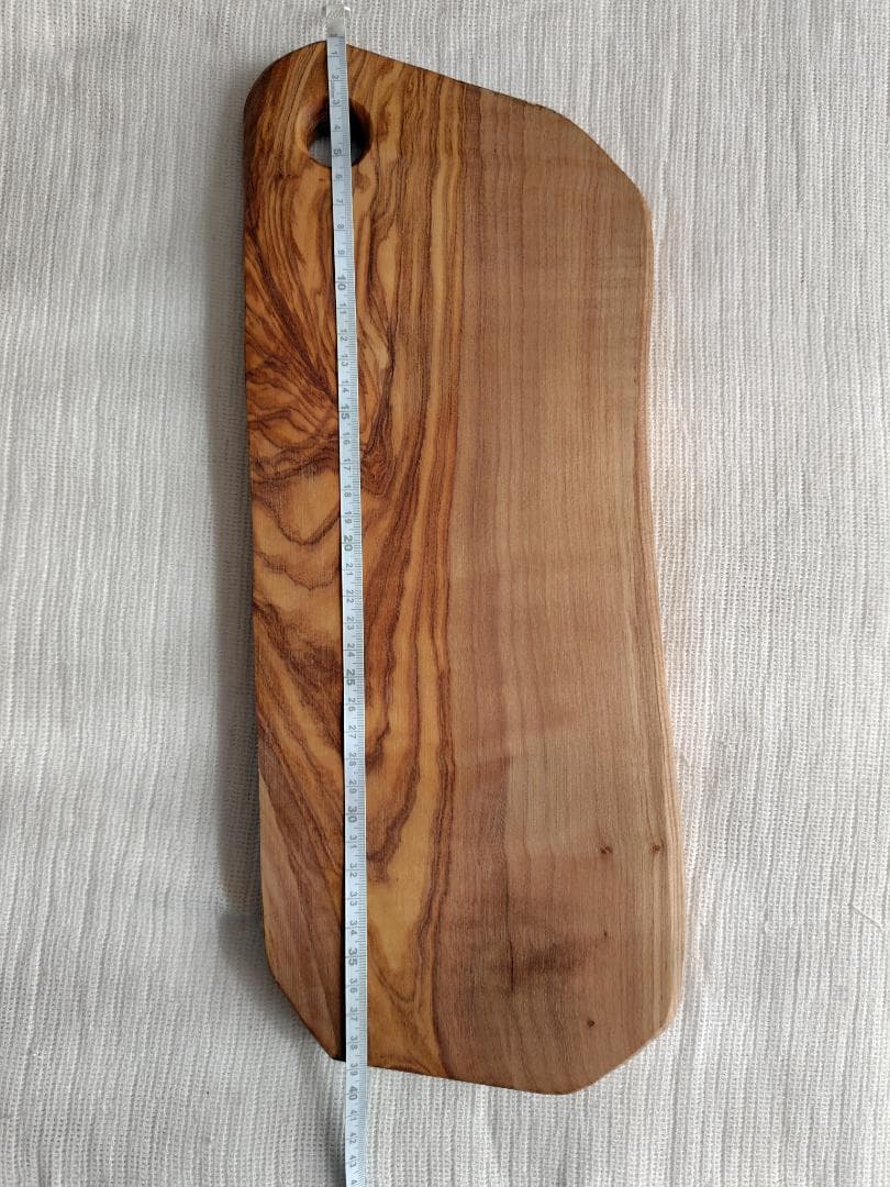 大判38cm オリーブウッド カッティングボード イタリア製 厚2.2cm