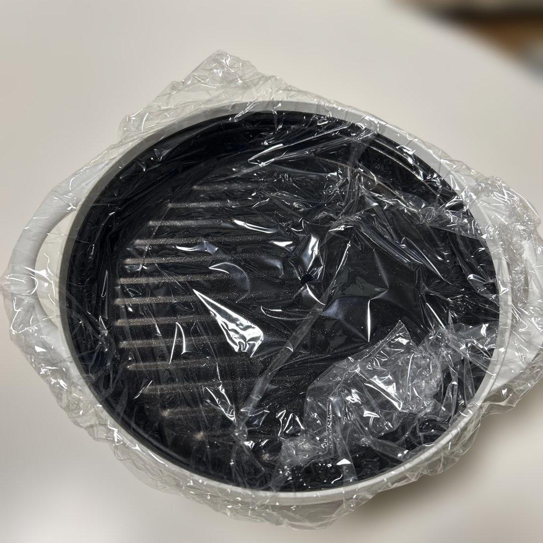 電子レンジ調理器具 ホワイト 円形