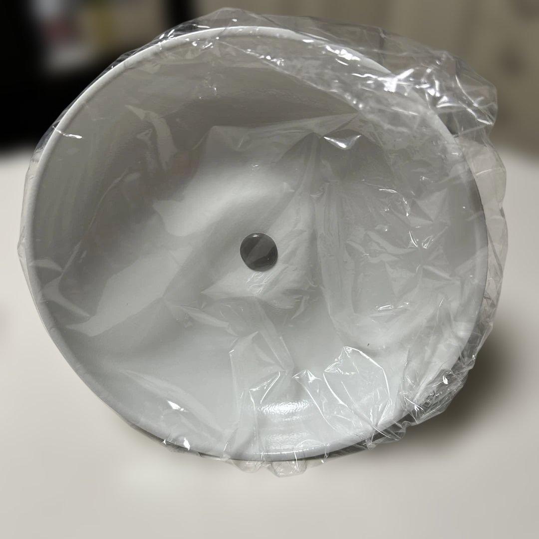 電子レンジ調理器具 ホワイト 円形