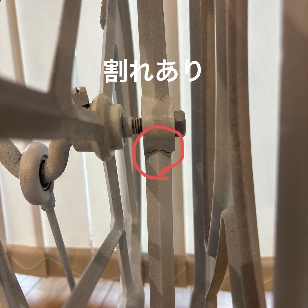 ミシン脚　RHYTHM白脚ミシンテーブル（訳あり）
