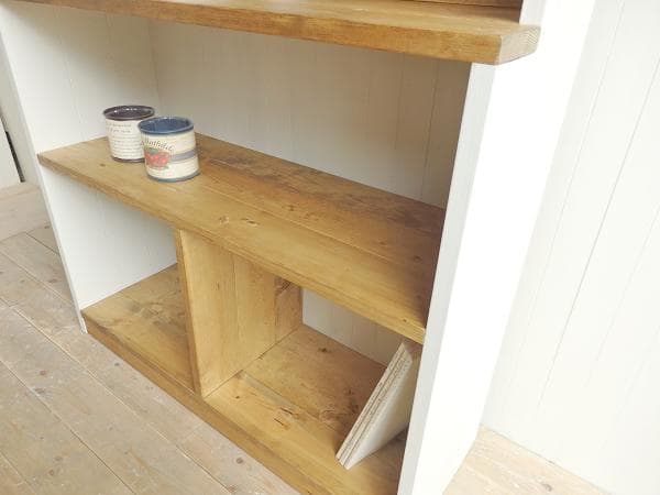 サイズオーダー可！●デザインチェスト●シャビーホワイト天然木無垢材●受注製作