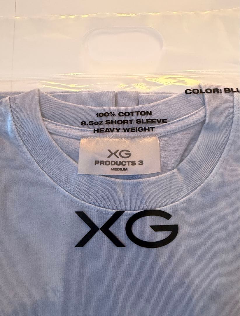 XG Garment Dye Crew Neck Tee「 M 」ブルーグレー
