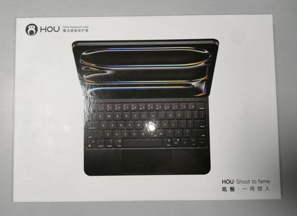 HOU iPad Pro（M4 / M5） 11インチ用 キーボード ホワイト