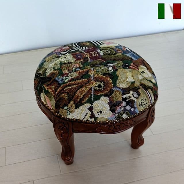スツール テディベア アンティーク イタリア製