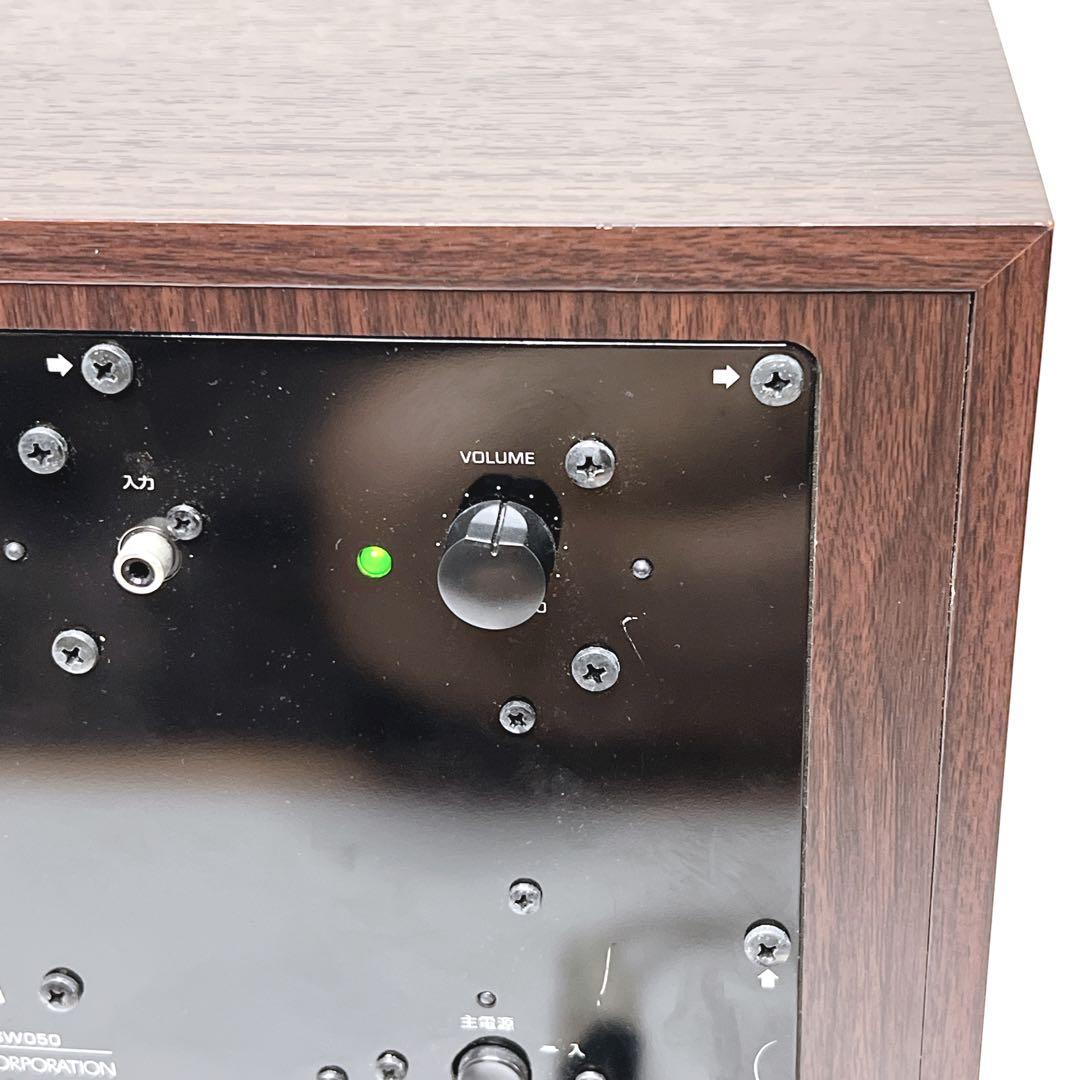 【極美品】 YAMAHA サブウーファー NS-SW050 ウォルナット