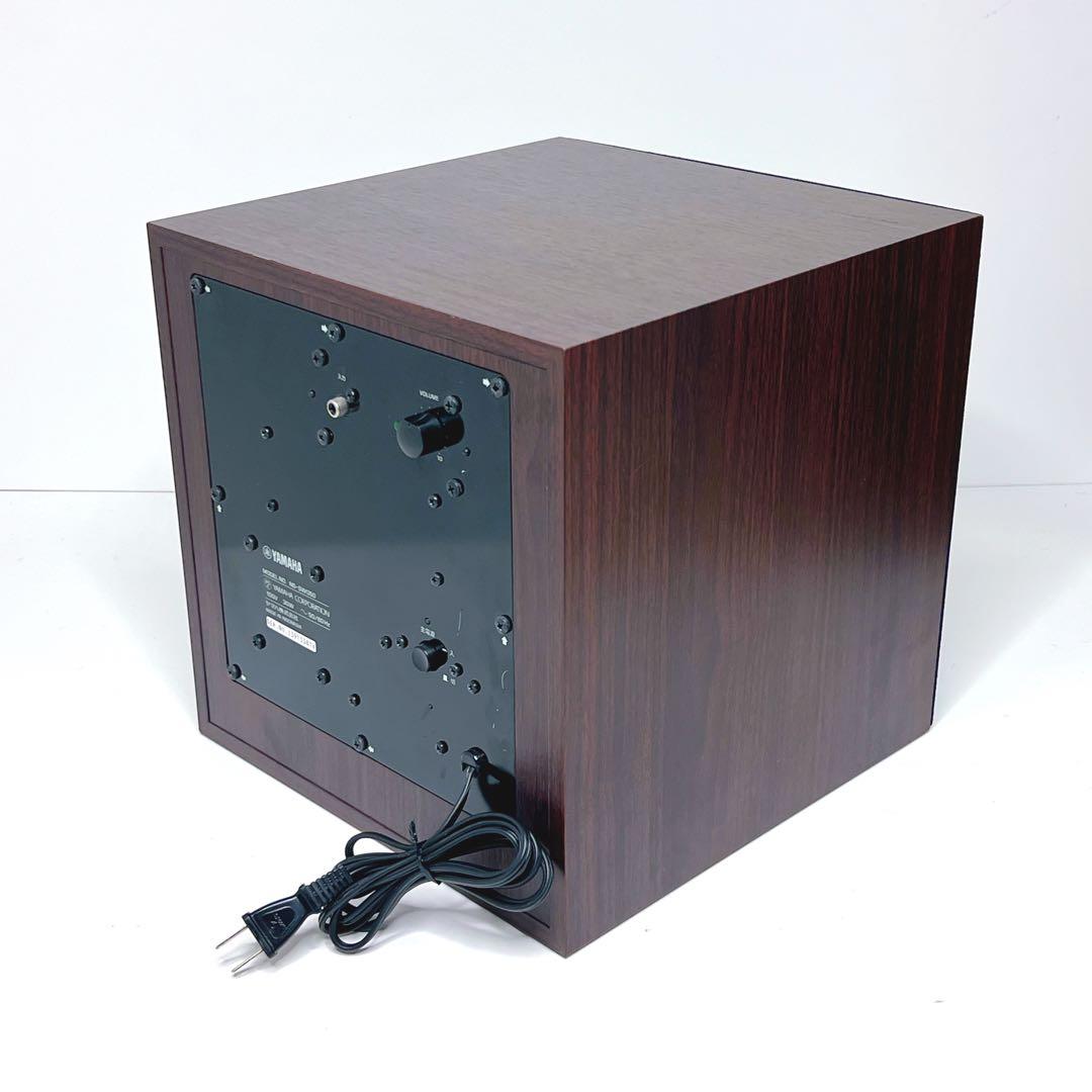 【極美品】 YAMAHA サブウーファー NS-SW050 ウォルナット