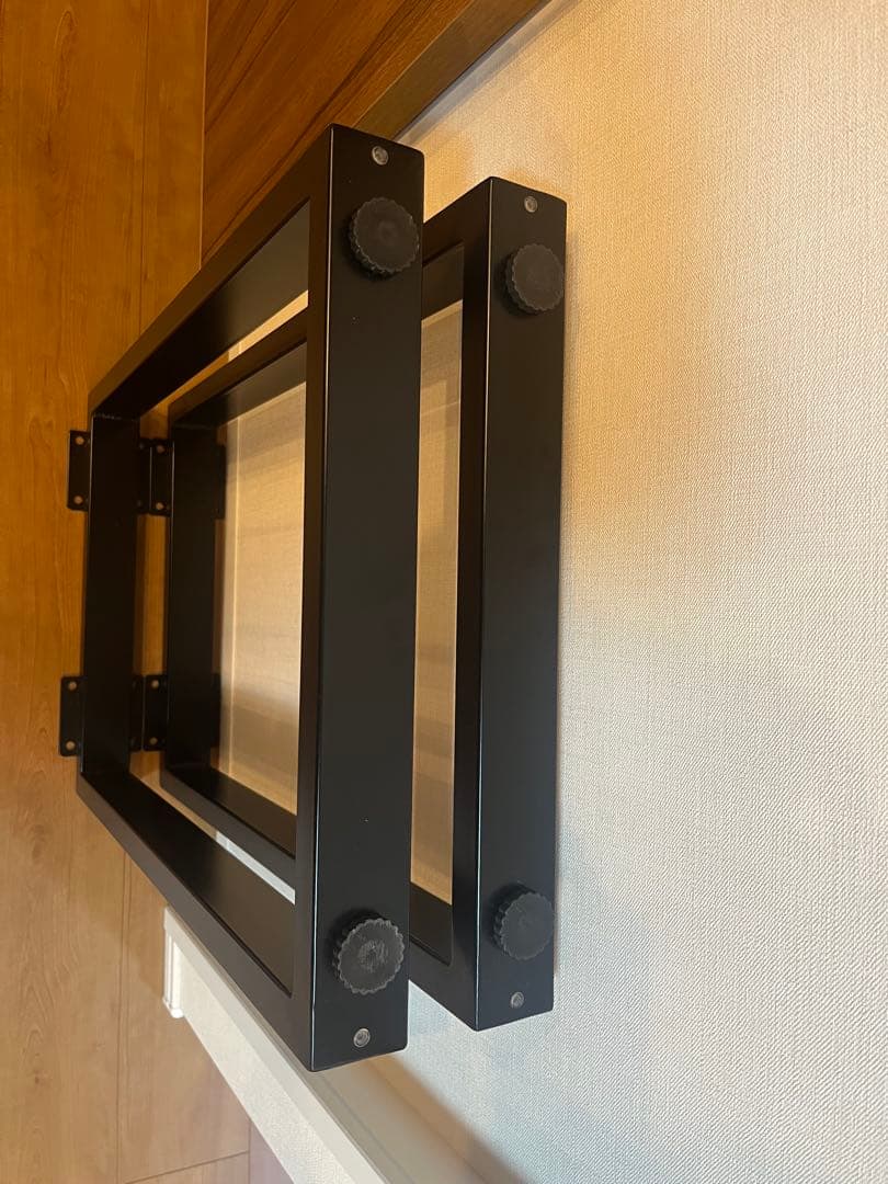 100✕45 カウンターテーブル　ウォールナット　無垢材　アイアン脚