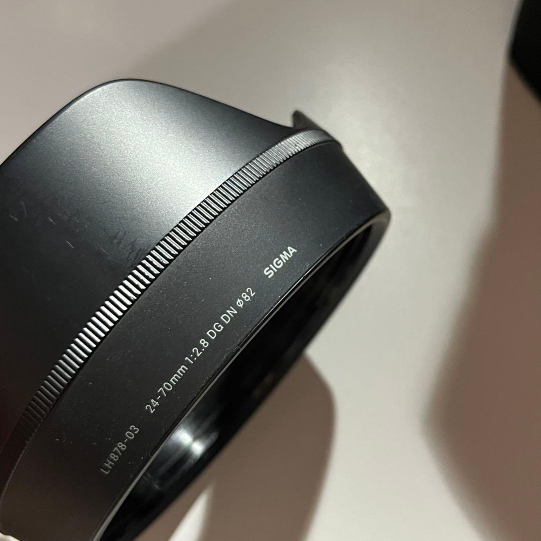 【美品】sigma 24-70mm f2.8 art eマウント　sony