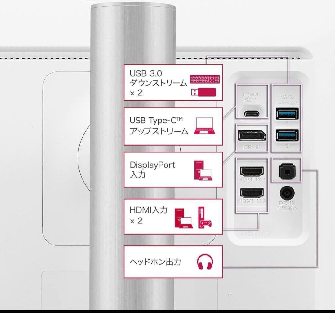★LG モニター ディスプレイ 27UP550-W