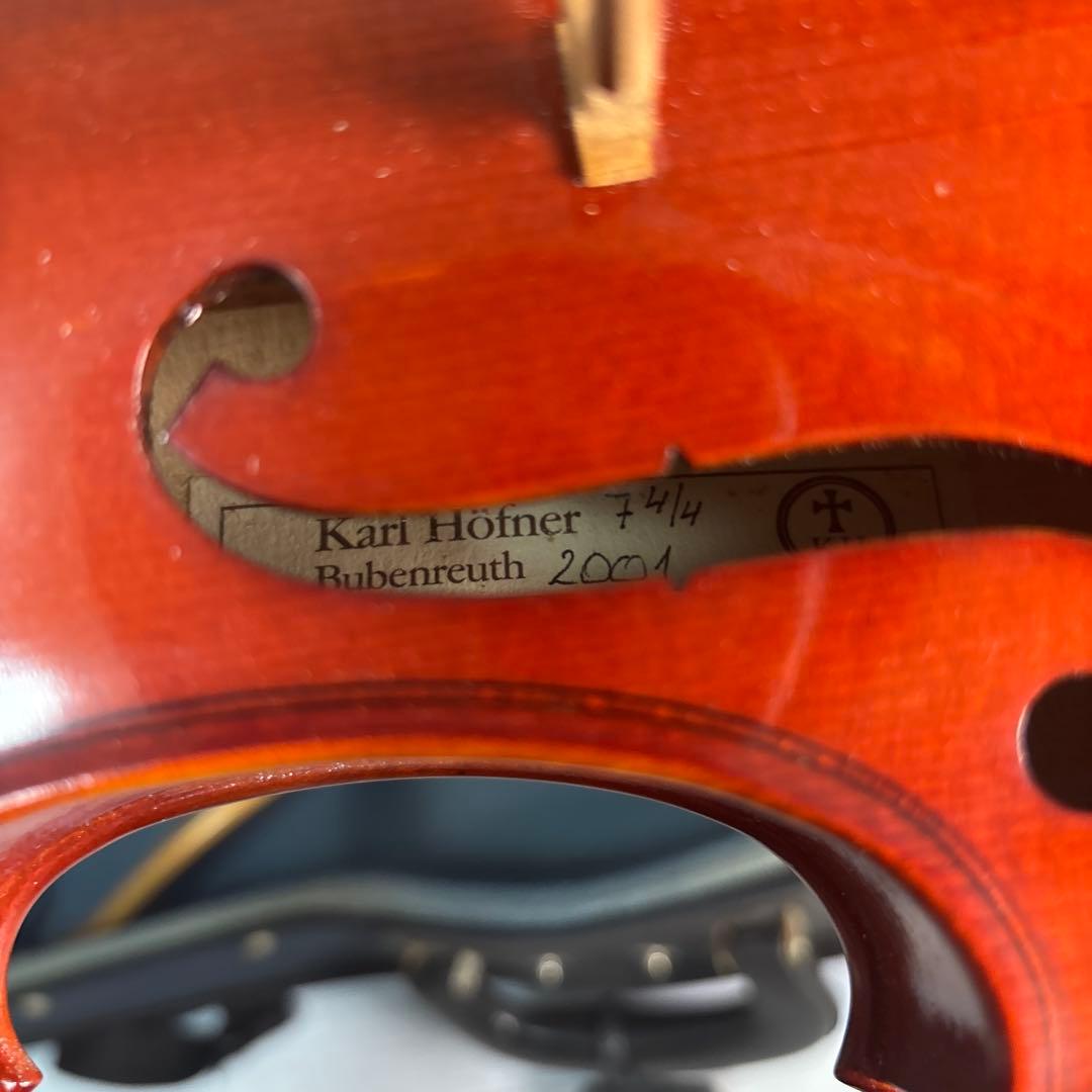 良品 Karl Hofner Bubenreuth 2001 4/4 バイオリン