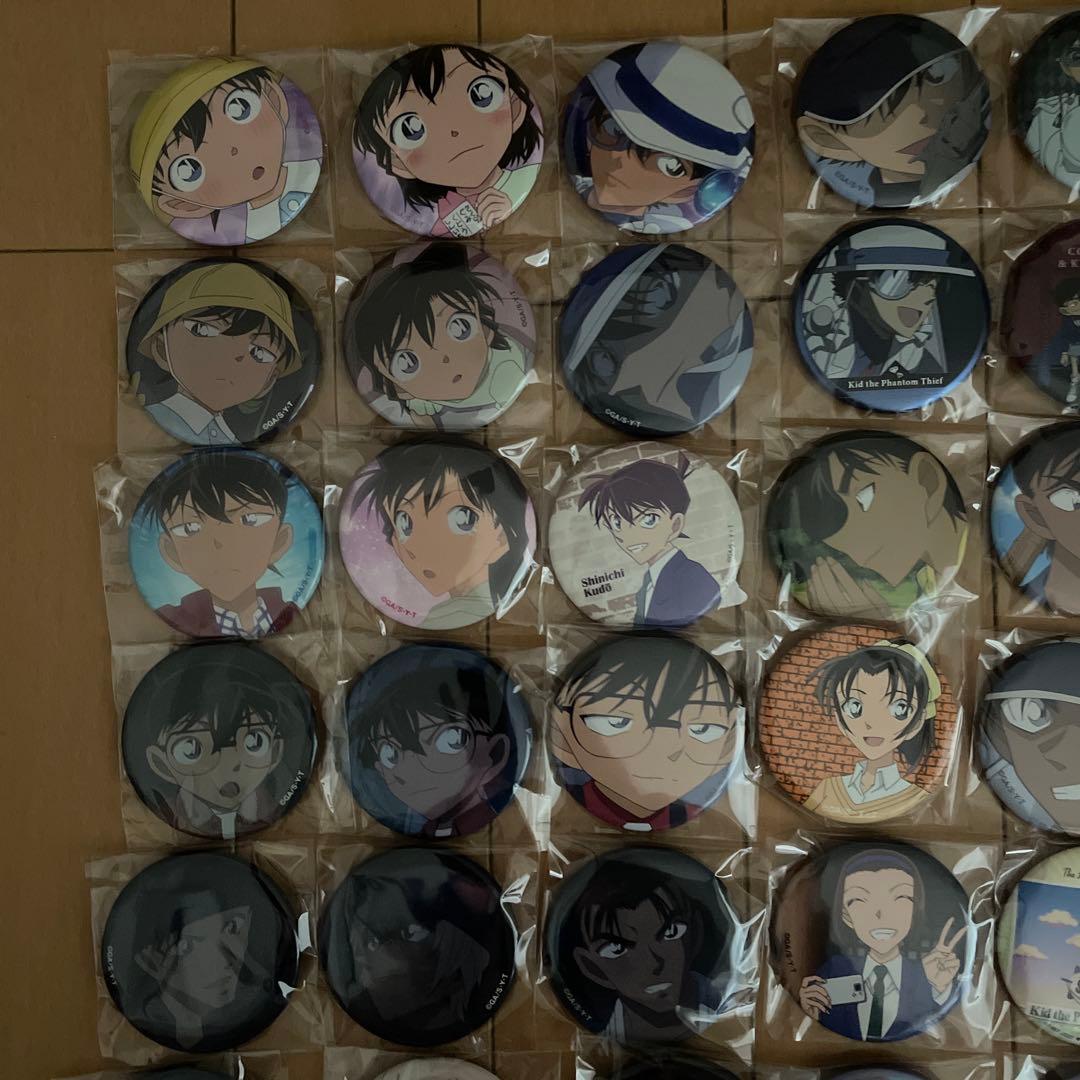 名探偵コナン 缶バッジ類まとめ売り 57点セット