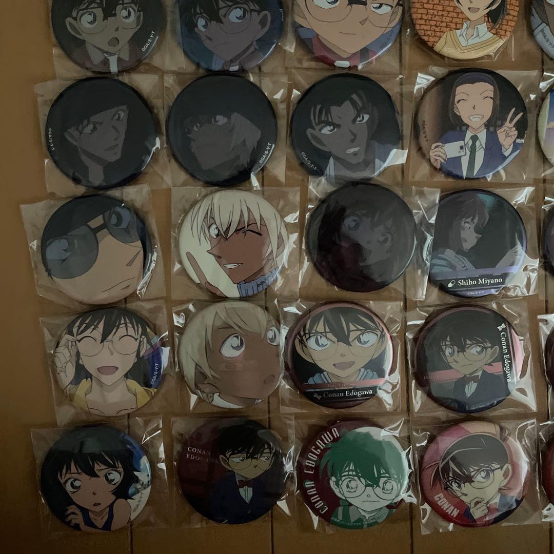 名探偵コナン 缶バッジ類まとめ売り 57点セット