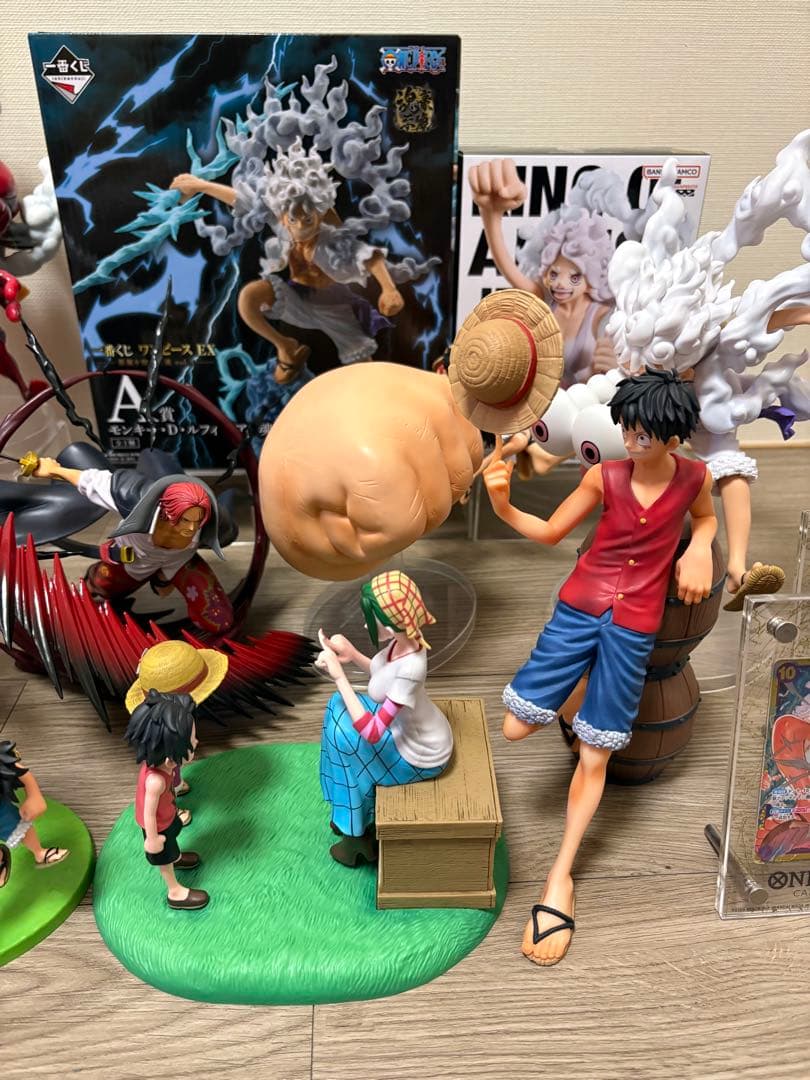 ワンピース一番くじ・プライズ ルフィ関連フィギュアまとめ売り