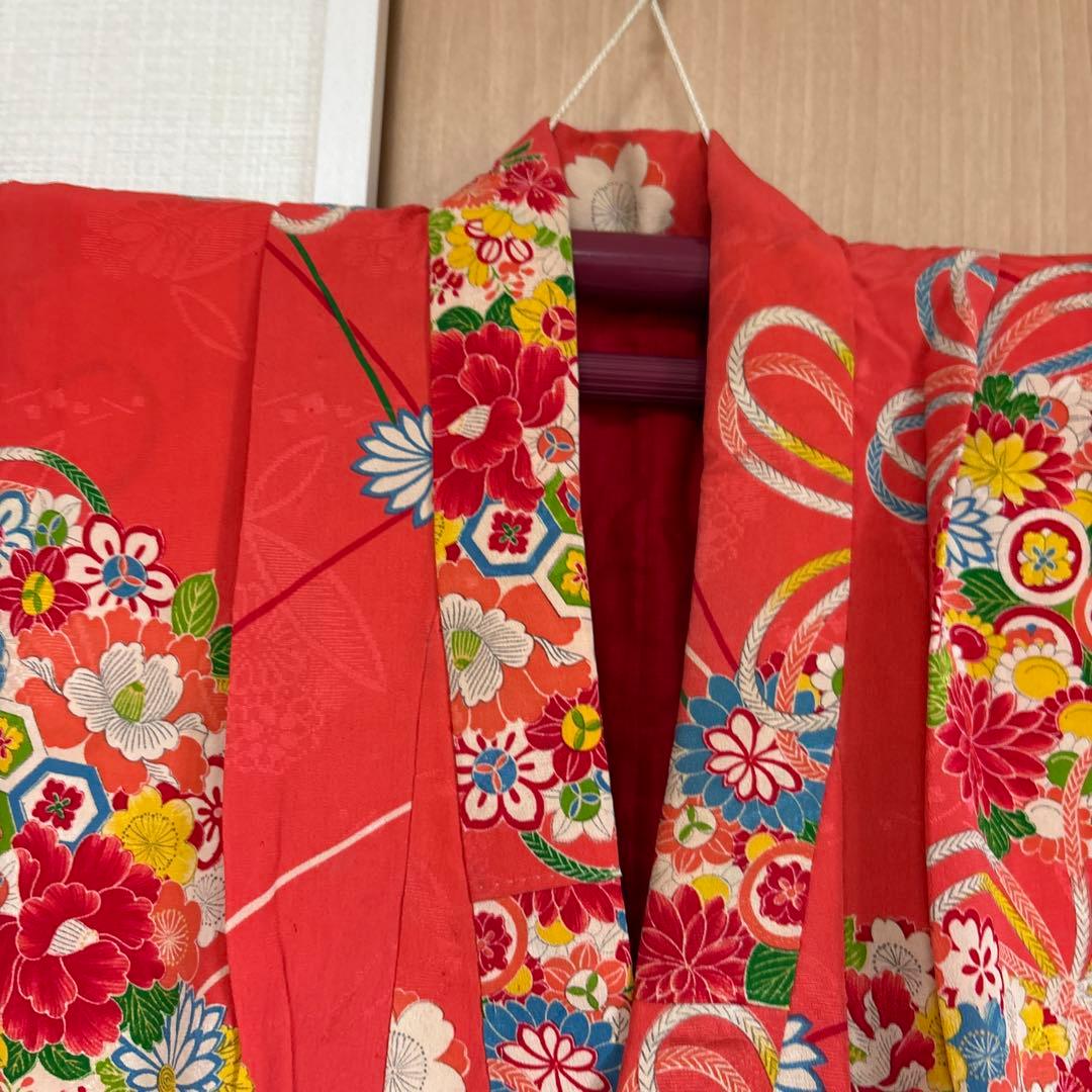 アンティーク大正ロマン　七五三着物　アンティーク　子供着物　七五三　一点もの