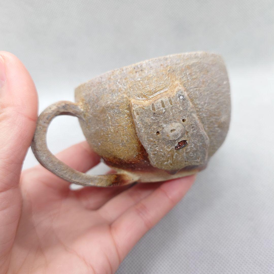 ○105.カップ…備前焼