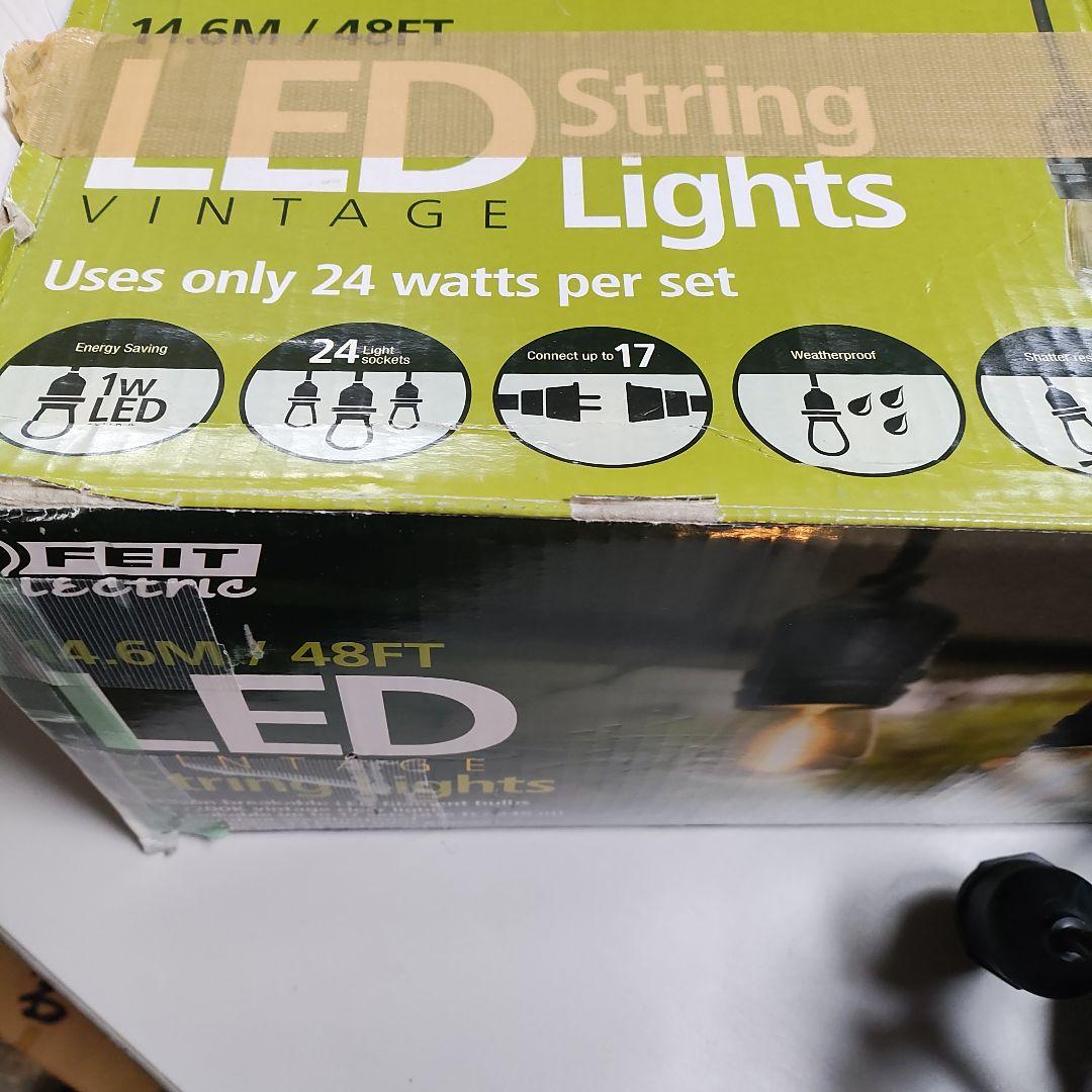 LEDストリングライト 14.6m 防水仕様