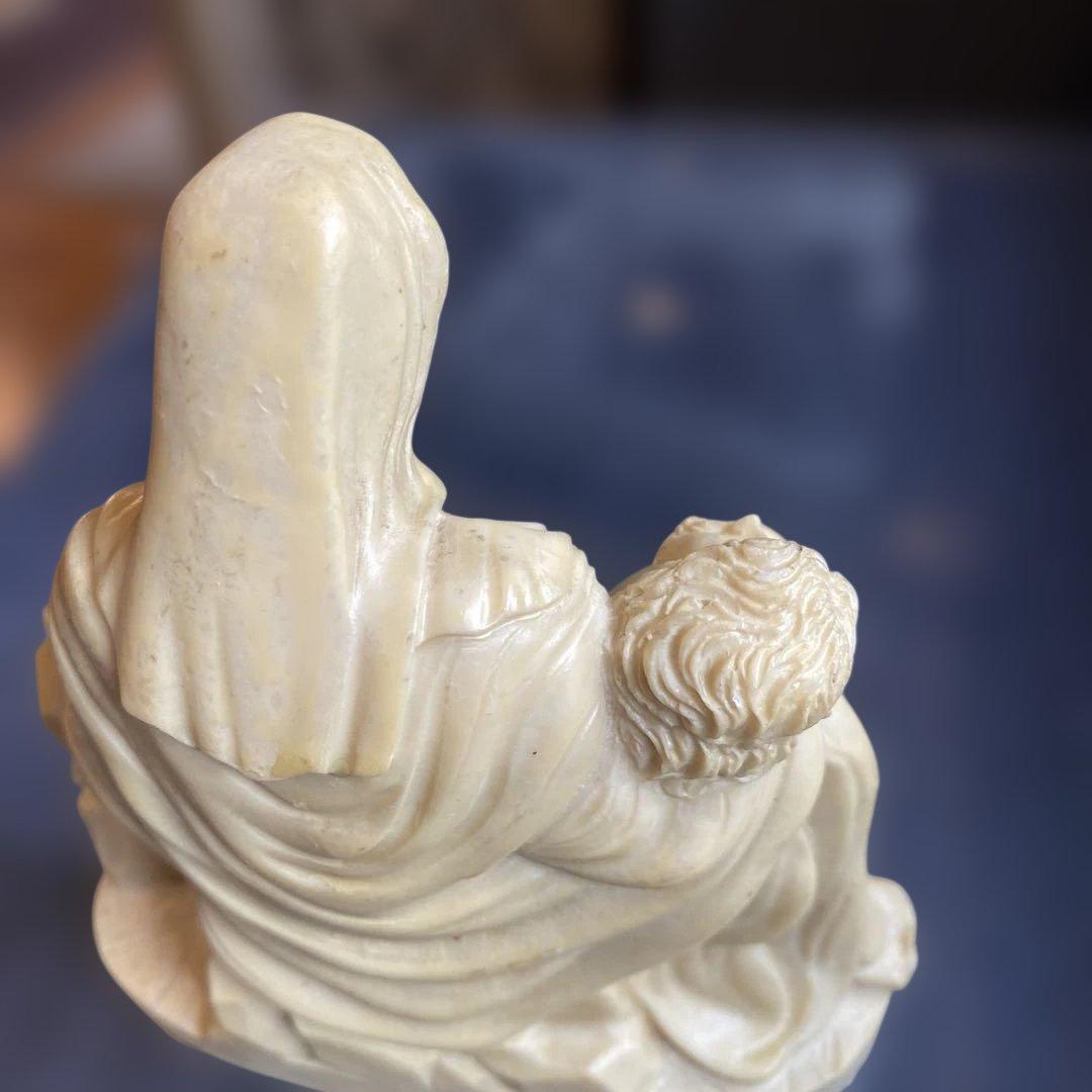 ヴィンテージピエタ像：イエスを抱く聖母マリア、A. ジャンネッティ作