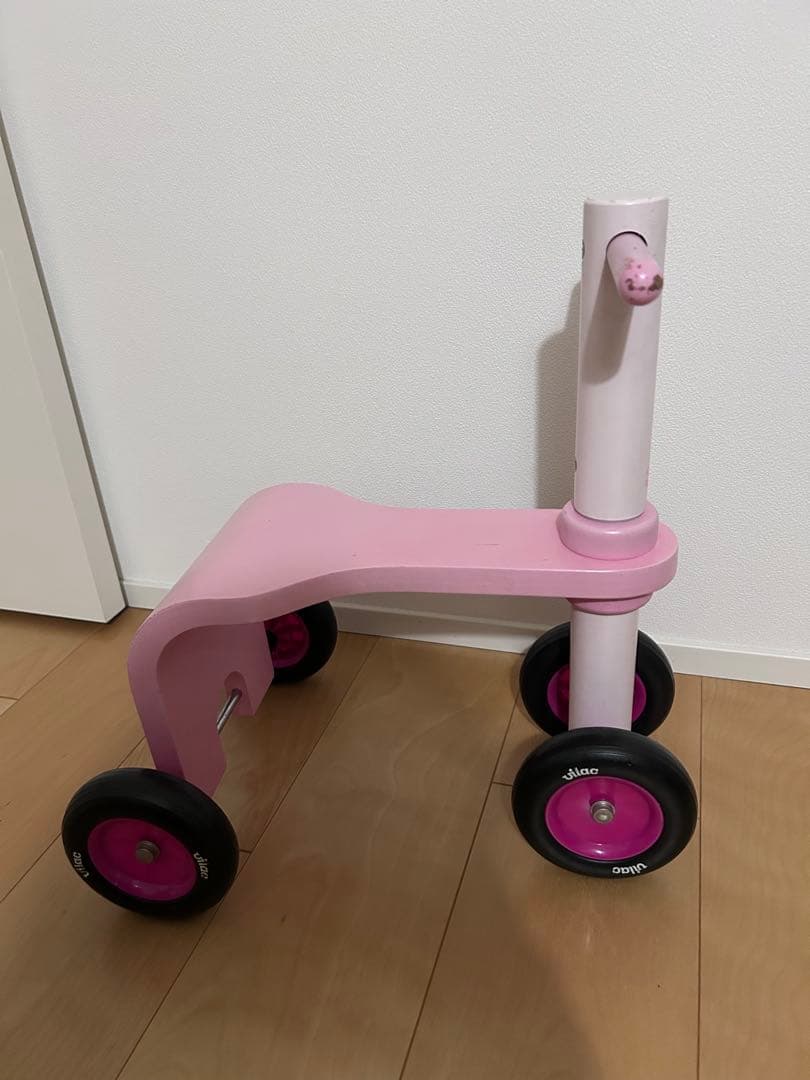Vilac プッシュバイク 三輪車 ピンク