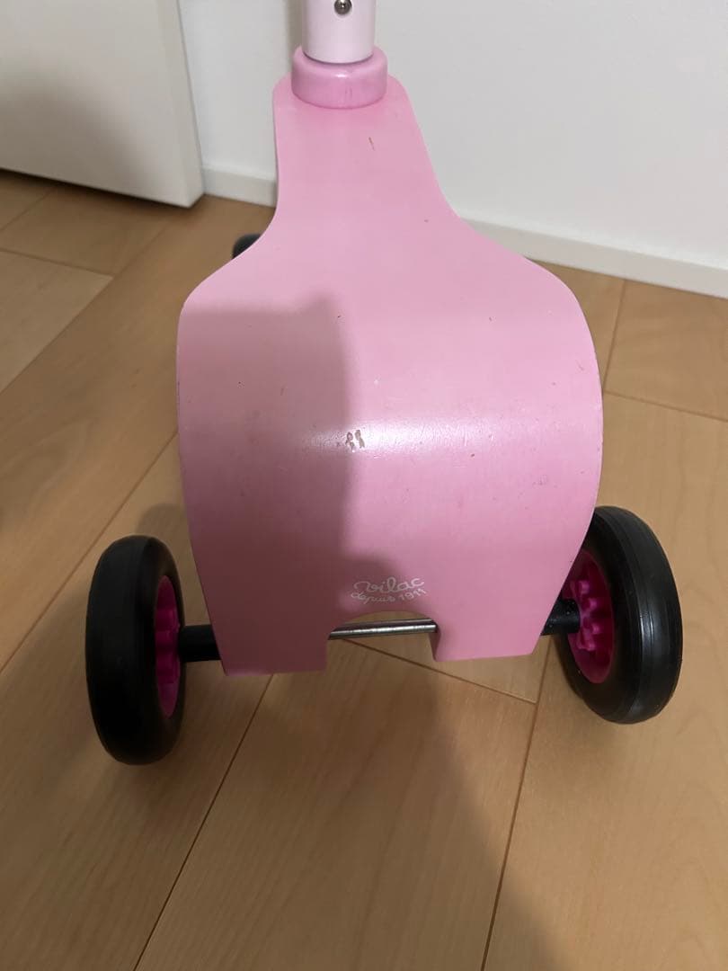 Vilac プッシュバイク 三輪車 ピンク