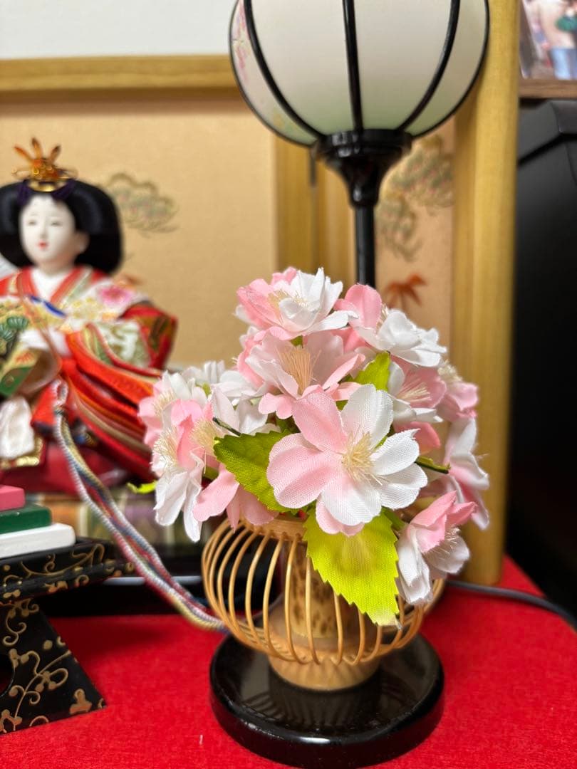 ⭐お雛様⭐　親王飾り　収納箱飾り　　　桐箱　コンパクト