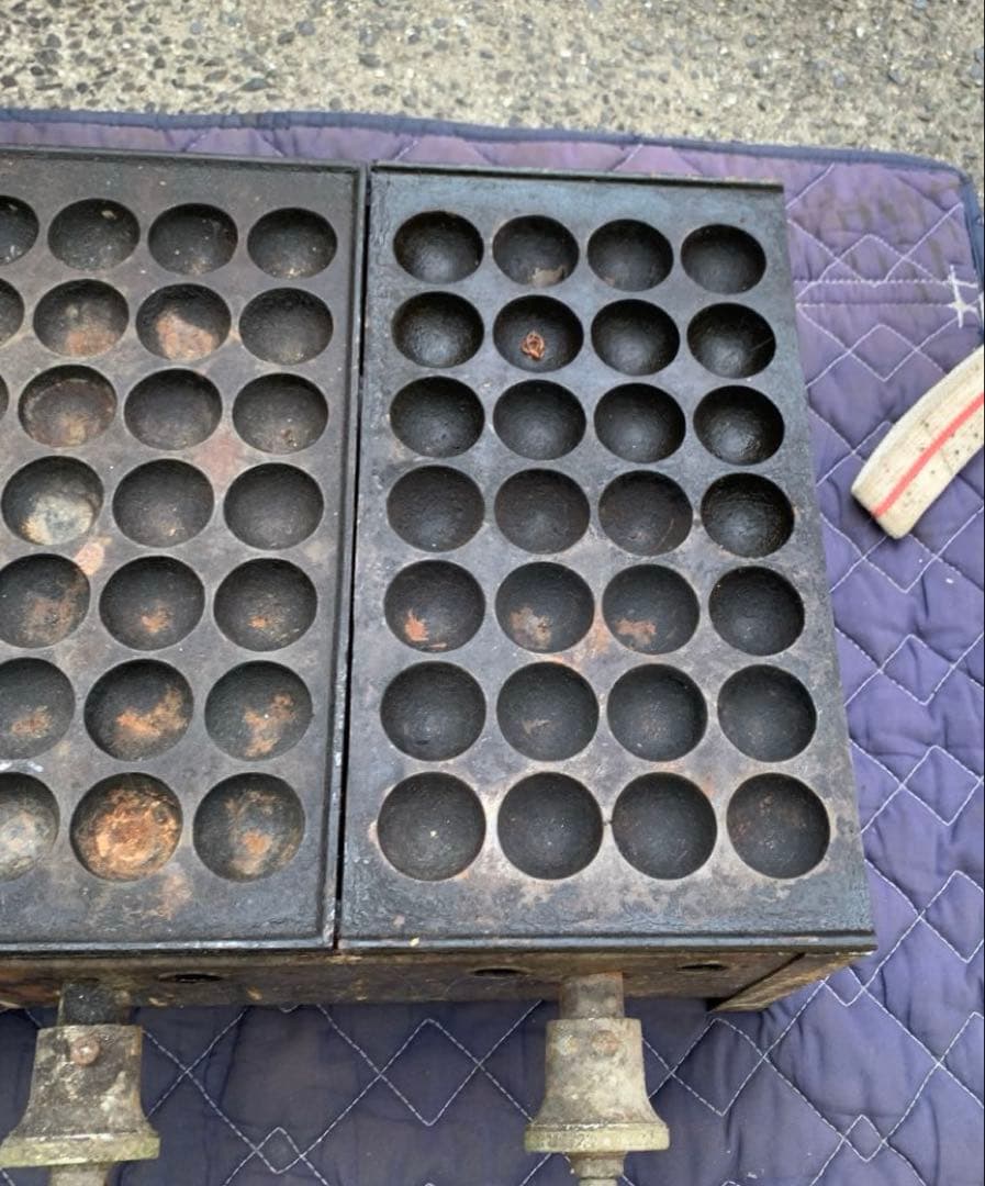 たこ焼き器 都市ガス 金属製 鉄板 業務用 28×3 84穴 引取り推奨
