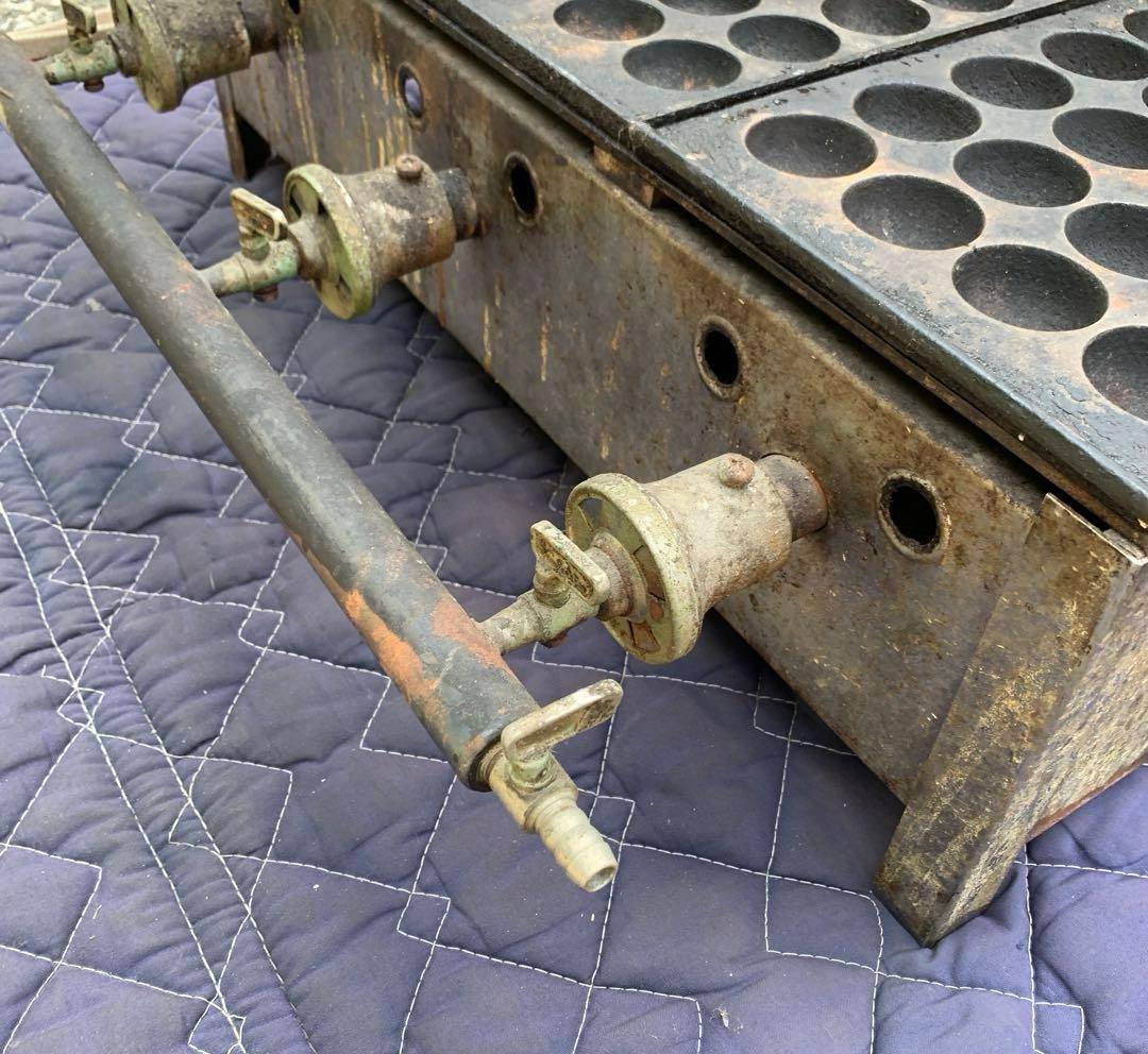 たこ焼き器 都市ガス 金属製 鉄板 業務用 28×3 84穴 引取り推奨