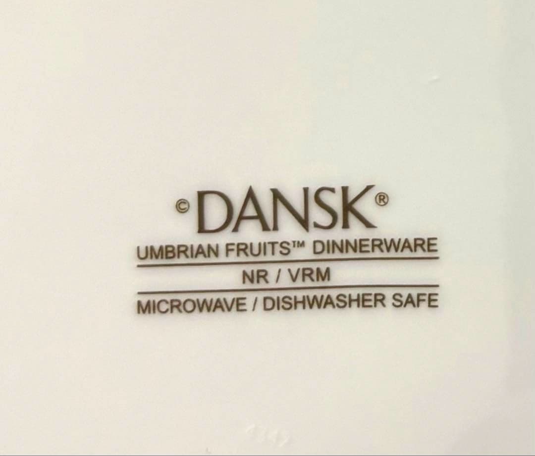 DANSK ダンスク　アンブリアンフルーツ　フルーツボウル マグ プレートセット
