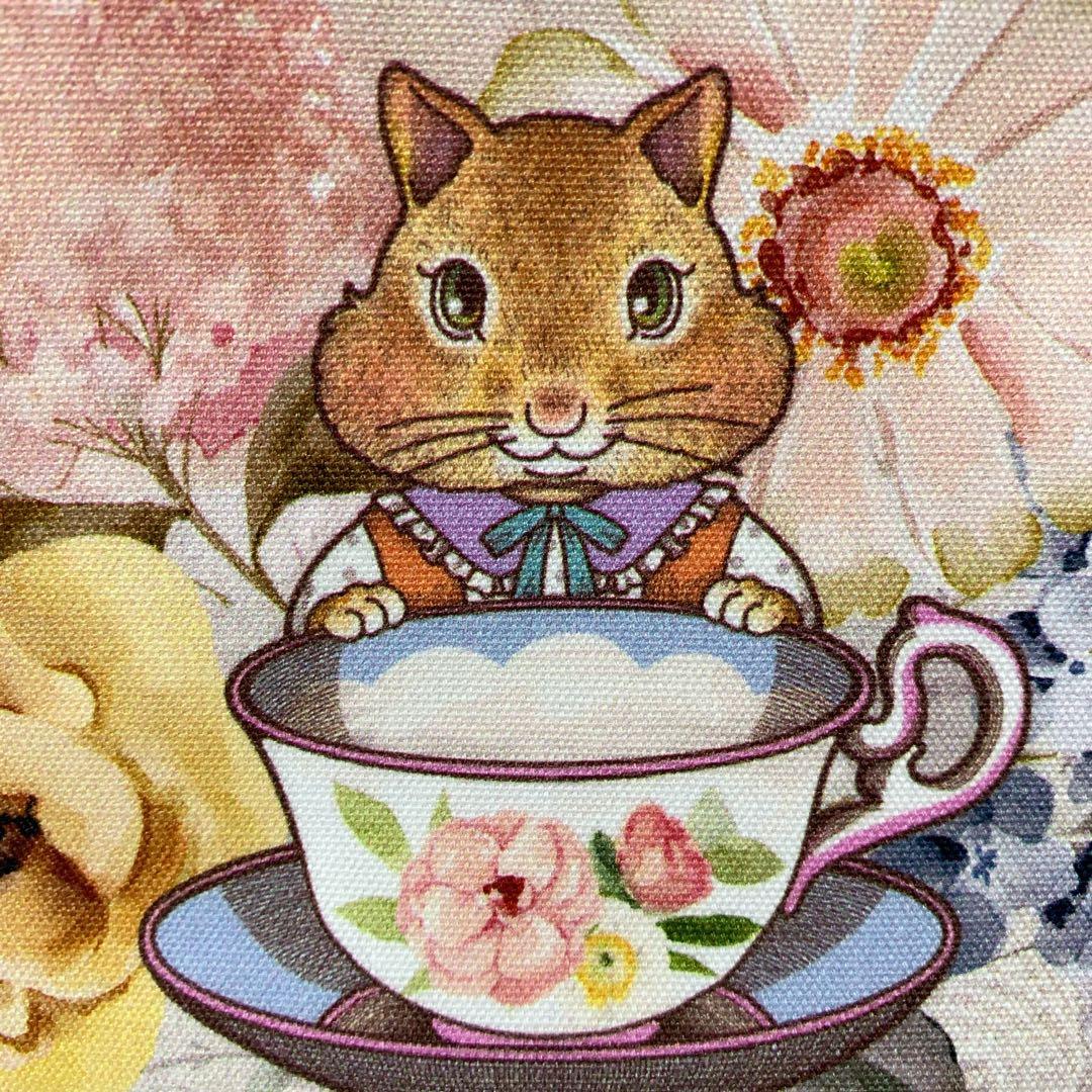 ハンドメイド　ジョリーフルール　コラコラ　巾着バッグ　ショルダーバッグ　ミニ柄