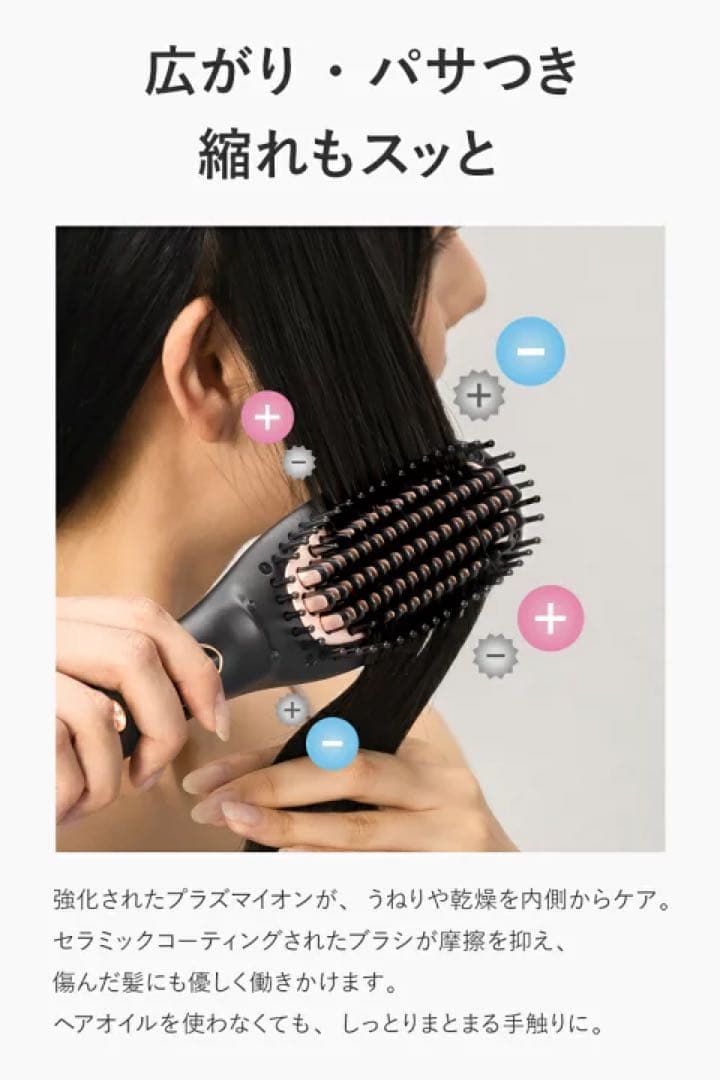 【新品・未使用】Lupilina ルピリー ヒートブラシ ヘアアイロン ブラシ