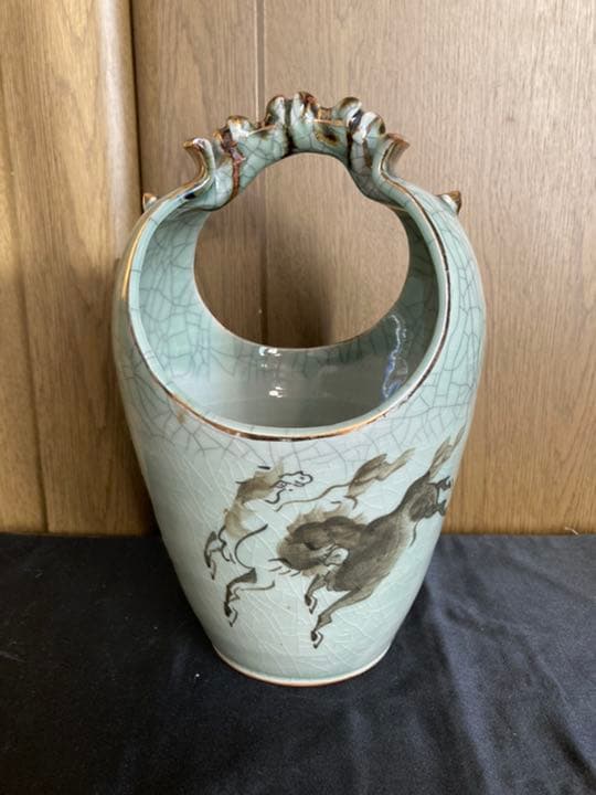 美品❗️花瓶　置物　馬