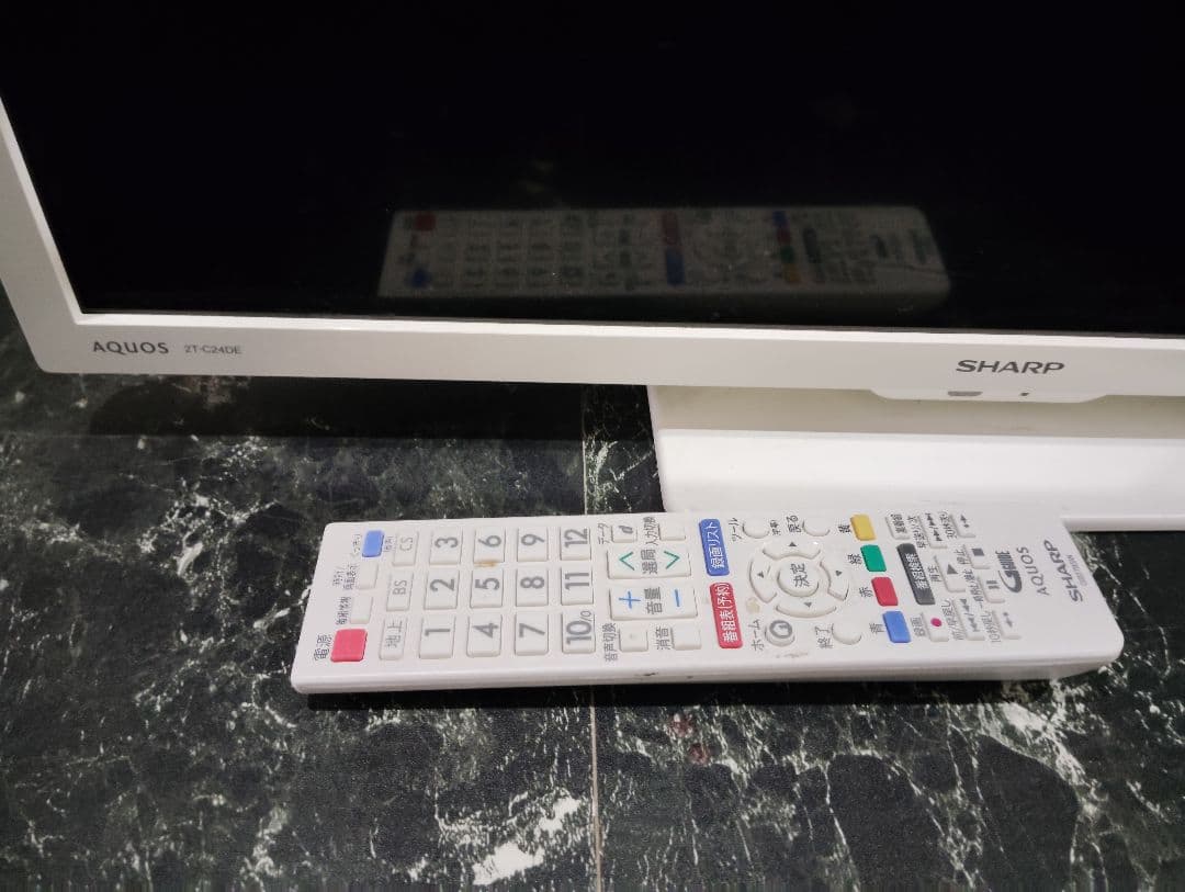 SHARP AQUOS ホワイト液晶テレビ