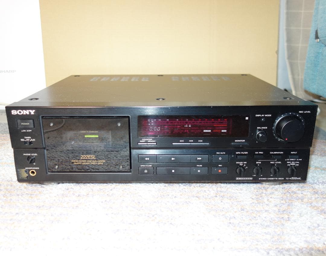 【音質重視】SONY TC-K222ESL カセットデッキ