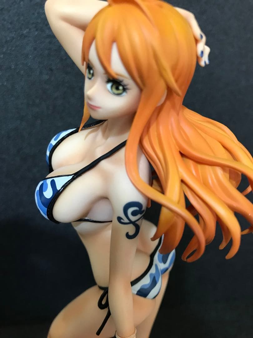ワンピース ナミ フィギュア　リペイント　 オークション