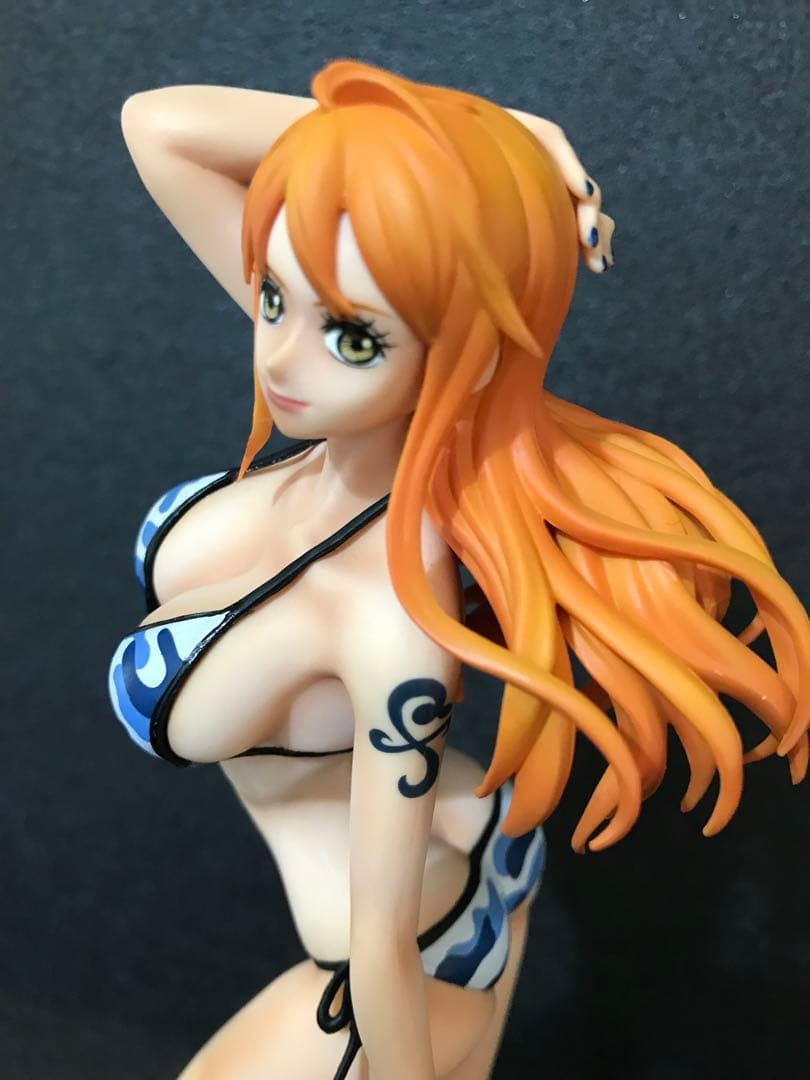 ワンピース ナミ フィギュア　リペイント　 オークション