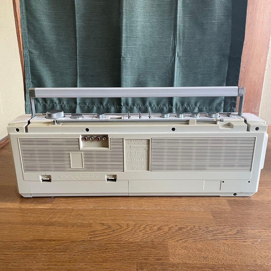 SANYO WMR-D25 サンヨー ダブルラジカセ カセットデッキ ホワイト