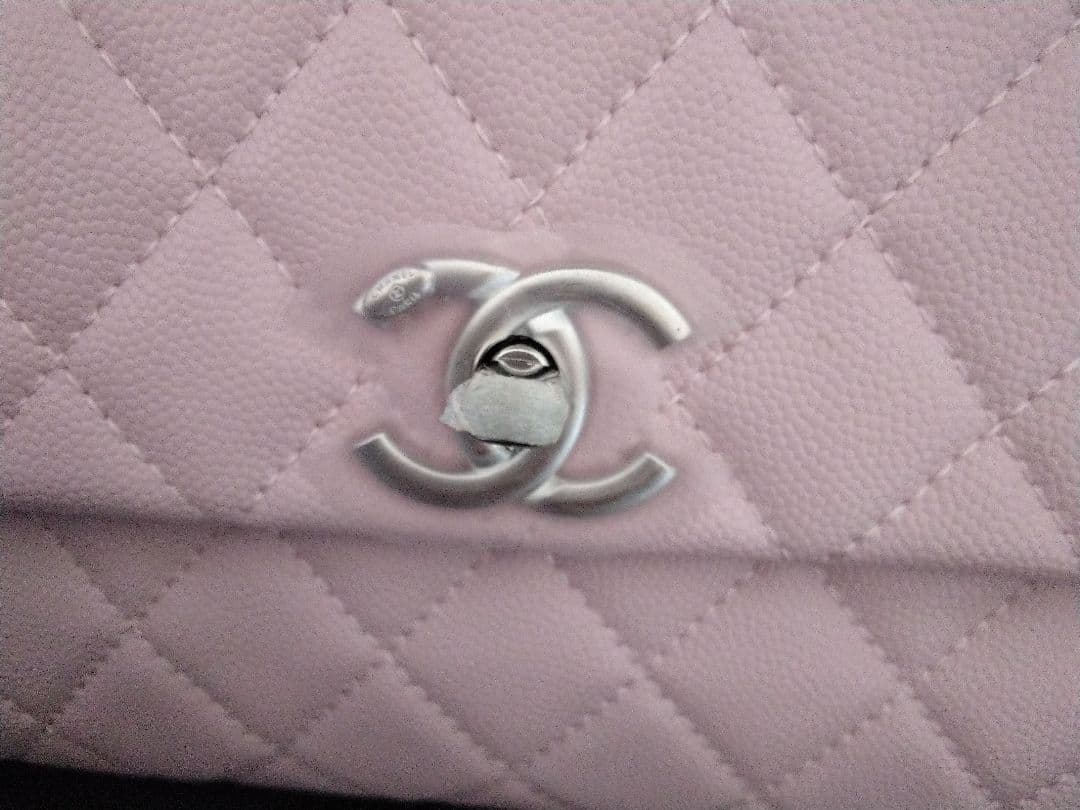 CHANEL キャビアスキン(本革)バッグ、ノベルティー♥多少の値引き交渉有