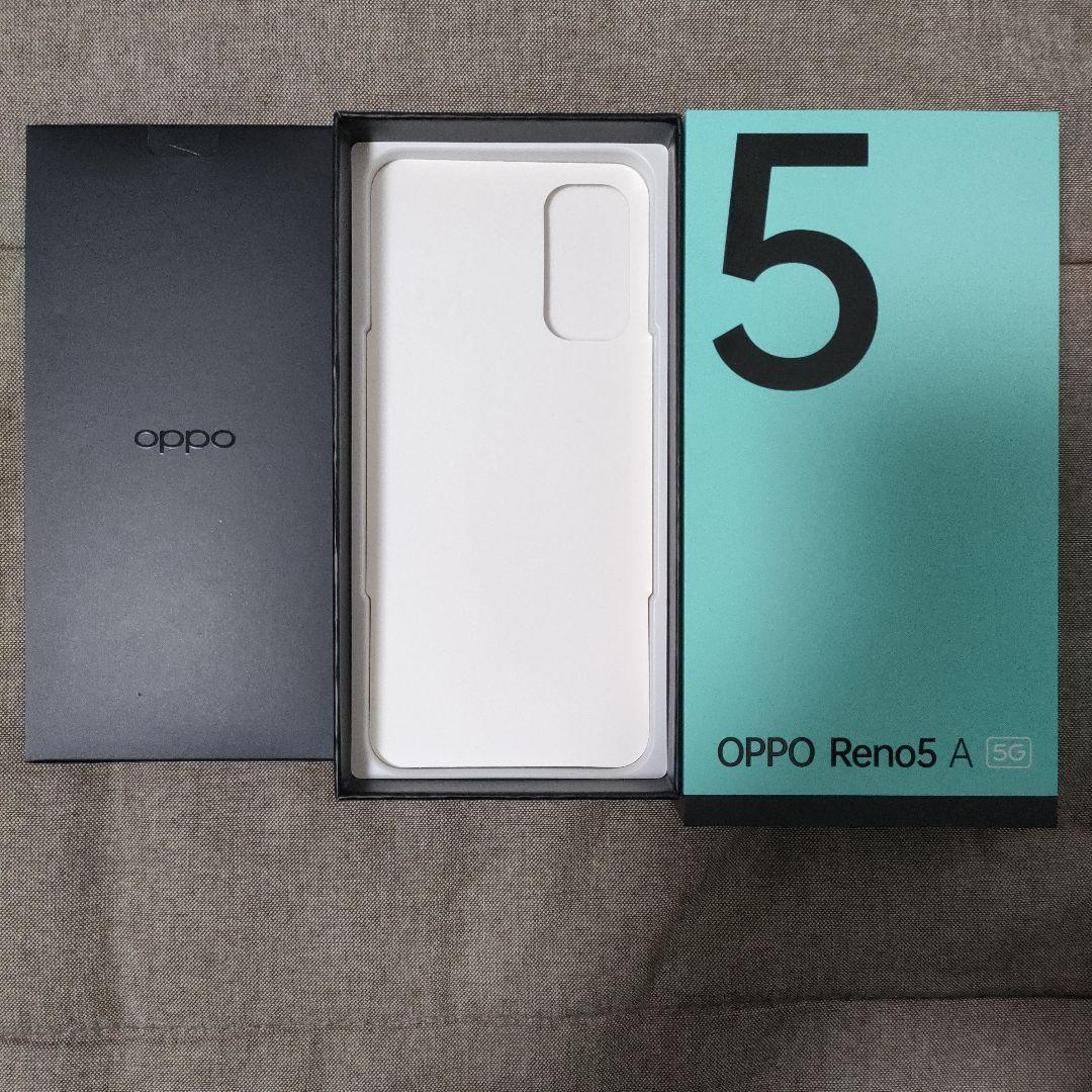 OPPO Reno5A (esim) スマートフォン 本体 アイスブルー