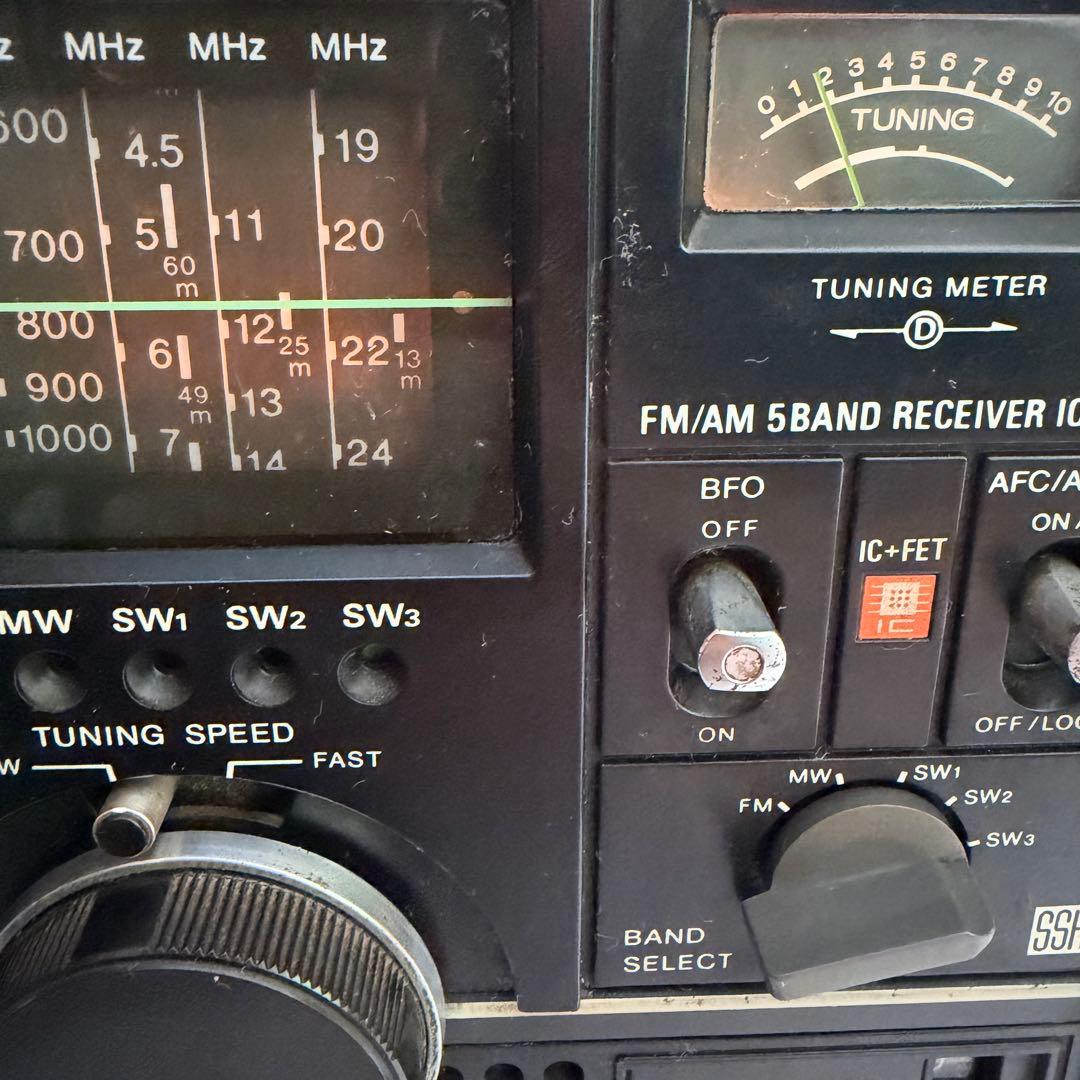 SONY　ICF-5800　ラジオ　スカイセンサー5800　BCL　動作品