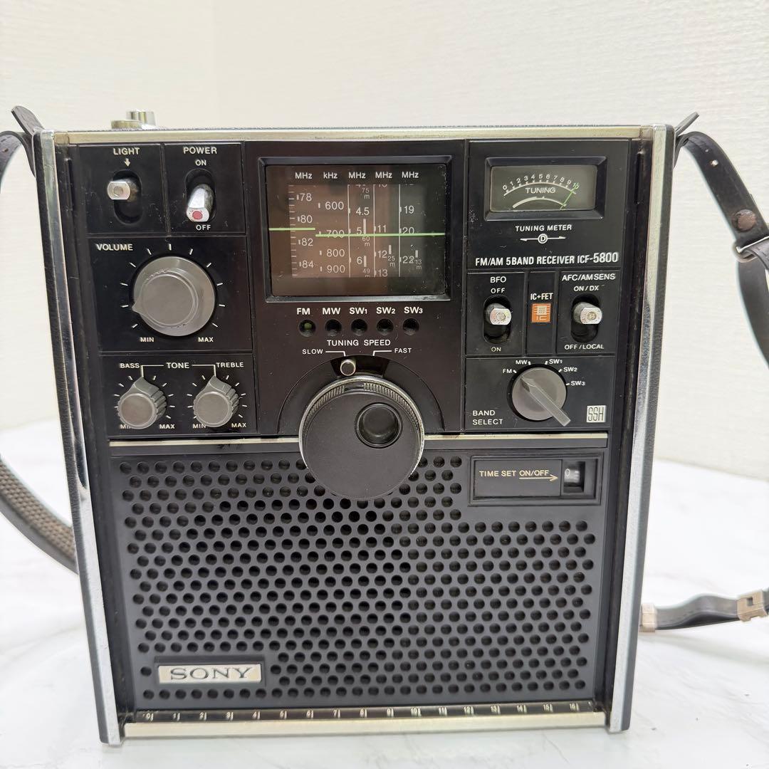 SONY　ICF-5800　ラジオ　スカイセンサー5800　BCL　動作品