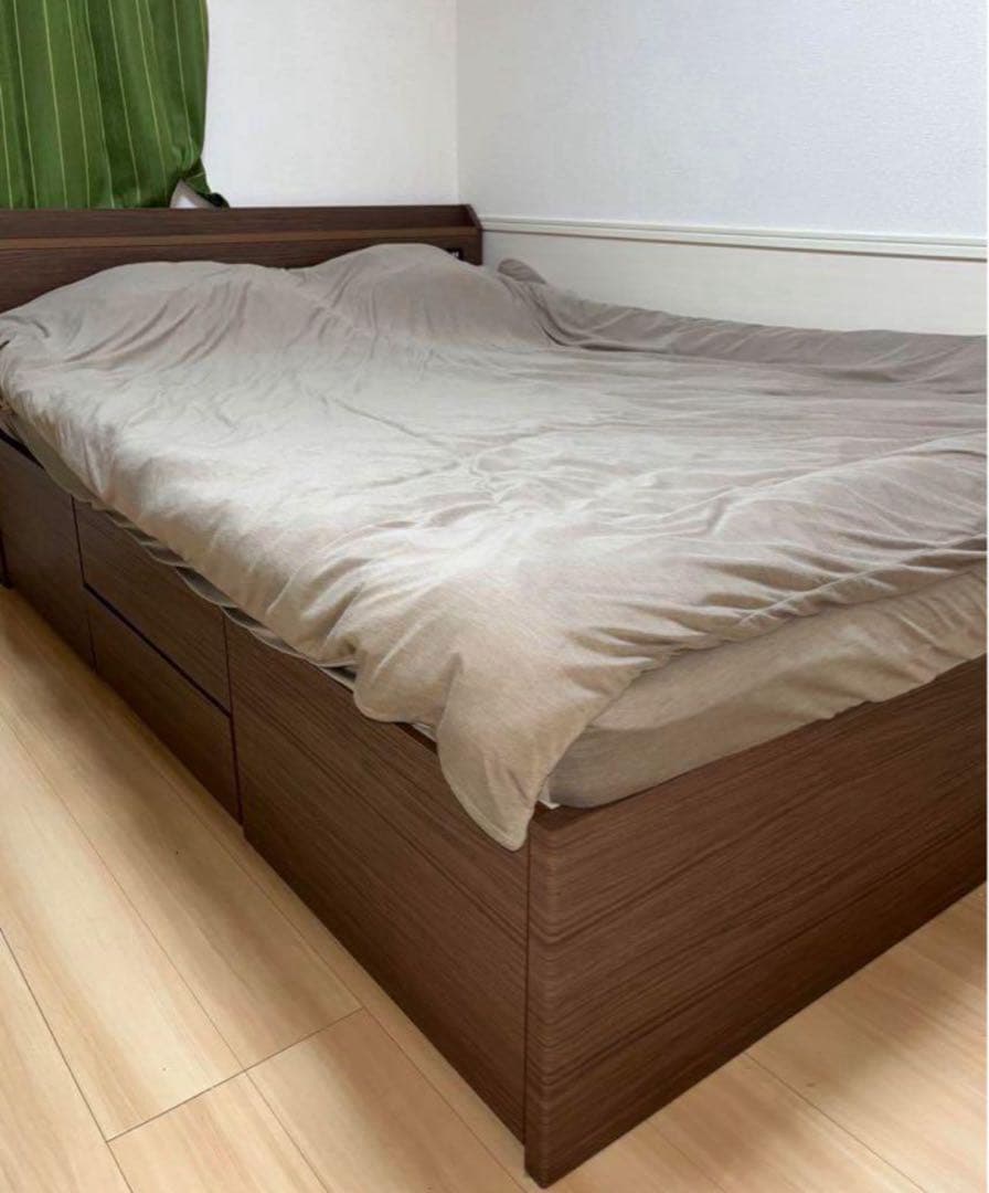 ニトリ　シングルサイズ　ベッドフレーム　大容量収納　指定地域送料無料