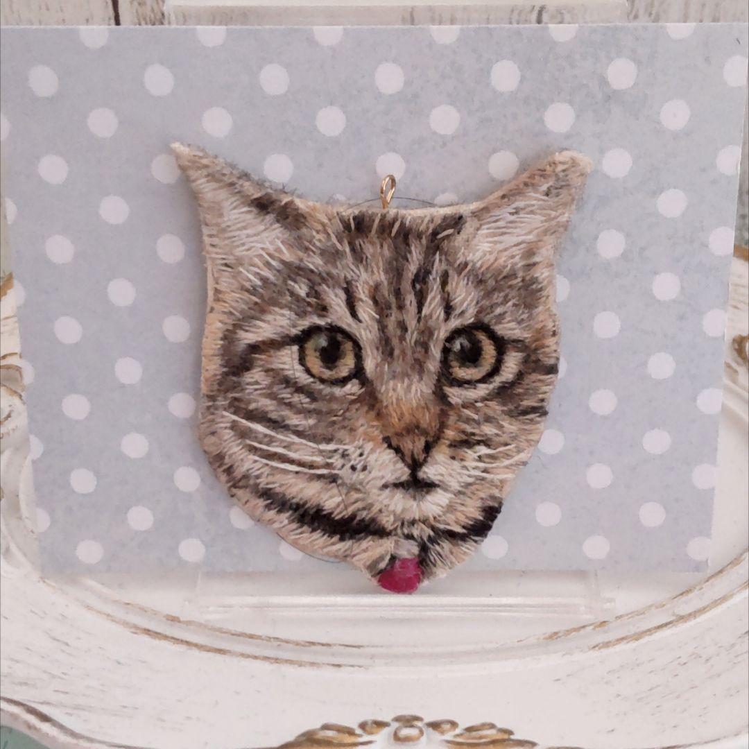 刺繍アート 犬猫モチーフ